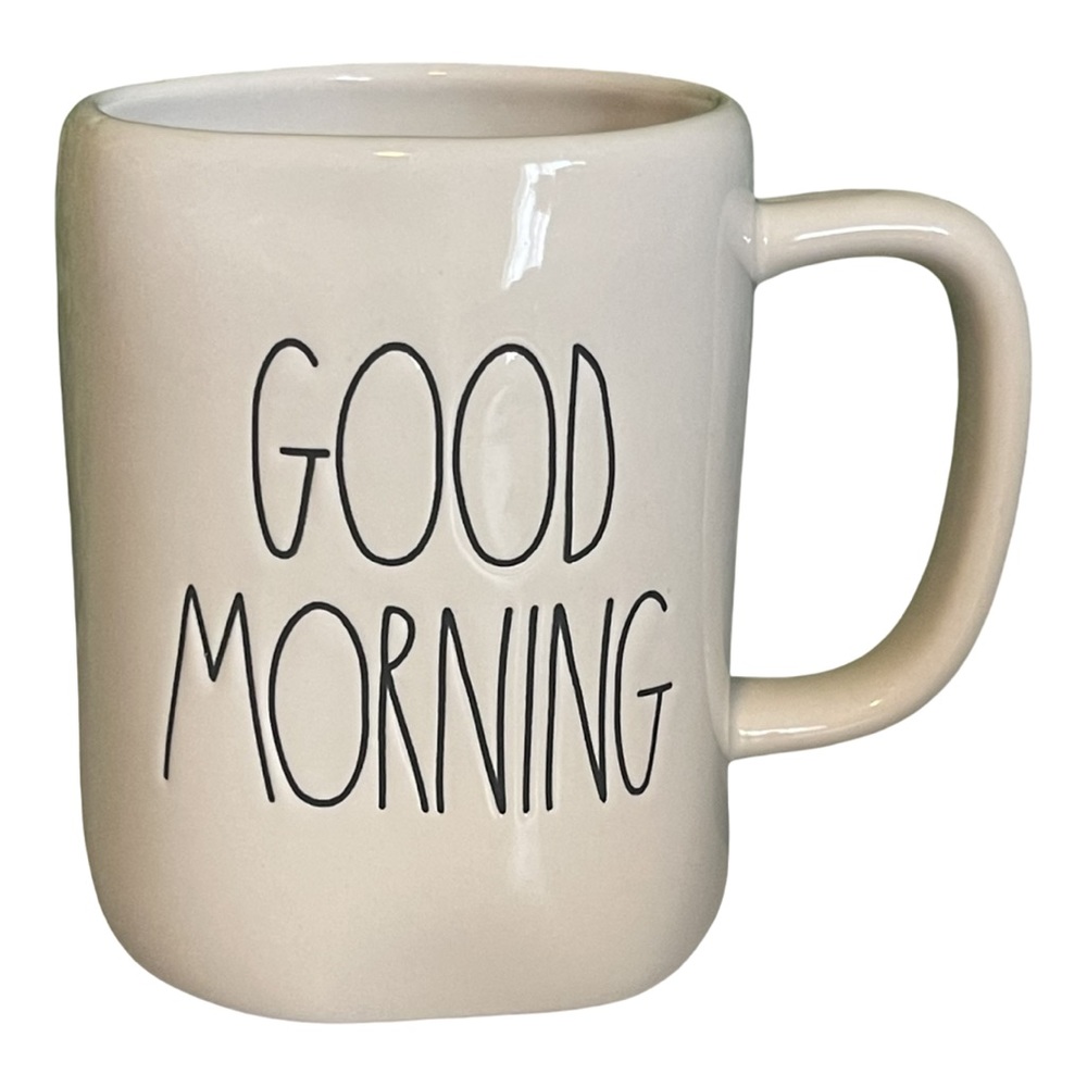 Rae Dunn “Good Morning” Mug Artisan Collection Magenta Coffee Tea